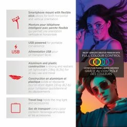 National Mobifoto Mobilite 10-in RGB LED Ring Light Vlogging Kit With Built-in Stand & Wireless Remote 19 National Mobifoto Mobilite 10-in RGB LED Ring Light Vlogging Kit With Built-in Stand & Wireless Remote -Cheap Red Wolf Store 0522111 10 3bb35820 1f0b 4a74 bdce 31dca46373e1