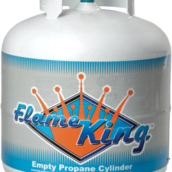 National Flame King Empty OPD Propane Gas BBQ Cylinder Tank, Fits POL & QCC1 Models, 20-Lb