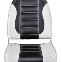 National Leopard Vinyl High-Back Folding Boat Seat