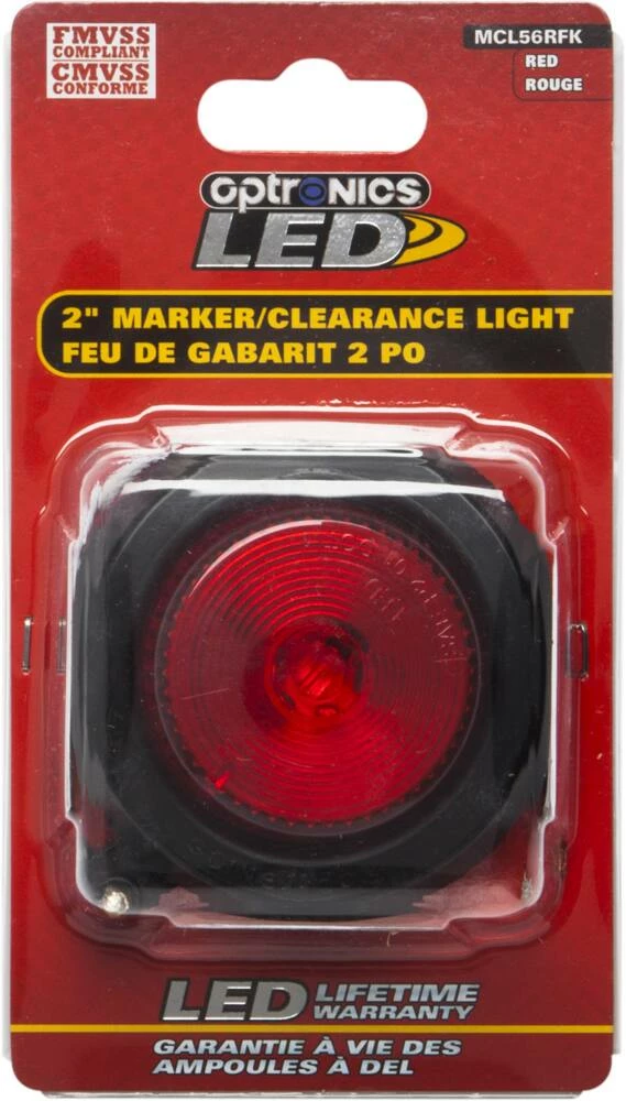 National Optronics LED Side Marker Kit, Red, 2-in 2 National Optronics LED Side Marker Kit, Red, 2-in - Image 2