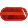 National Optronics Oval Red Replacement Lens For Clearance Markers, 4-x2-1/16-in