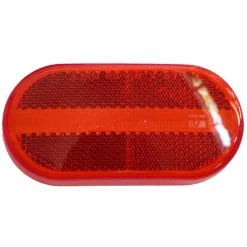 National Optronics Oval Red Replacement Lens For Clearance Markers, 4-x2-1/16-in