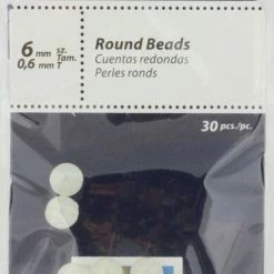 Red Wolf Danielson Beads, 6-mm, Luminous, 30-pk