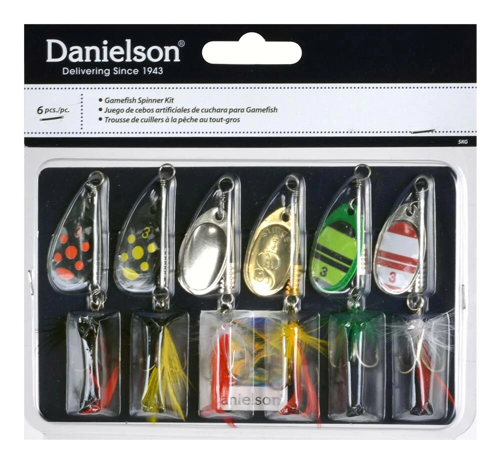 Red Wolf Danielson Big Game Spinner Kit, 6-pk 1 Red Wolf Danielson Big Game Spinner Kit, 6-pk