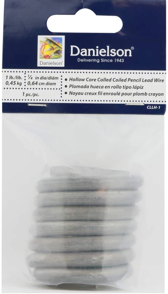 Red Wolf Danielson Hollow Core Lead Wire, 1-lb 1 Red Wolf Danielson Hollow Core Lead Wire, 1-lb