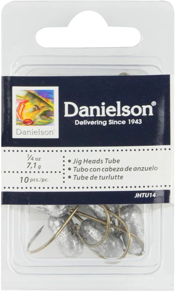 Red Wolf Danielson Unpainted Jig Head Tube, 10-pk 1 Red Wolf Danielson Unpainted Jig Head Tube, 10-pk