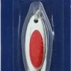 Red Wolf Danielson Renegade Spoon, Nickel/Red, 1/2-oz