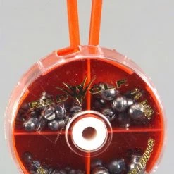 Red Wolf Round Split Shot Sinker