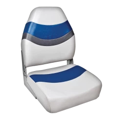 National Leopard Polyester Deluxe High-Back Boat Seat 17½-in W X 14¾-in L X 14¾-in H