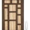 National HeathZenith SL-7464 Wireless Battery 80-db 150-ft 3-Tune Doorbell Chime, 1 Push Button, Dark Wood