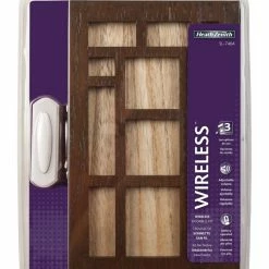 National HeathZenith SL-7464 Wireless Battery 80-db 150-ft 3-Tune Doorbell Chime, 1 Push Button, Dark Wood -Cheap Red Wolf Store heathzenith door chime craftsman style dark wood d81dc5ef b86c 4ec6 93c0 2d3d77ef76a6
