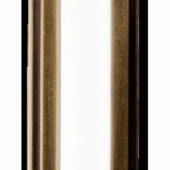 National HeathZenith Wired Lighted Metal Push Doorbell Chime Button, Antique Brass