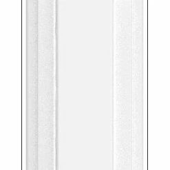 National HeathZenith Wired Lighted Metal Push Doorbell Chime Button, White