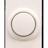 National HeathZenith Wireless Battery 150-ft Push Doorbell Chime Button, White