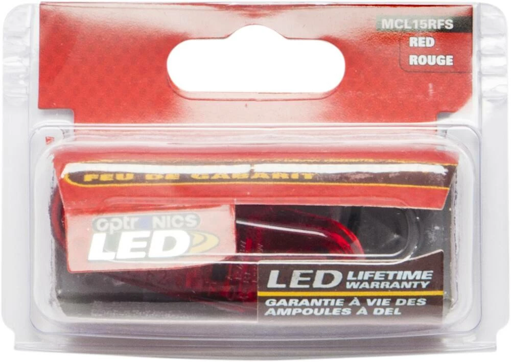National Blazer LED Side Clearance/Marker Light, Red, 2-5/8-in 3 National Blazer LED Side Clearance/Marker Light, Red, 2-5/8-in - Image 3