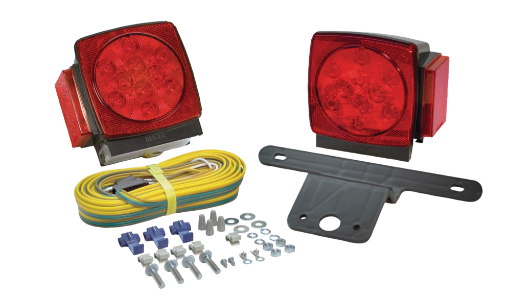 National Optronics LED Submersible Trailer Light Kit With Mounting Hardware For Width Under 80-in 1 National Optronics LED Submersible Trailer Light Kit With Mounting Hardware For Width Under 80-in