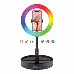 National Mobifoto Mobilite 10-in RGB LED Ring Light Vlogging Kit With Built-in Stand & Wireless Remote 16 National Mobifoto Mobilite 10-in RGB LED Ring Light Vlogging Kit With Built-in Stand & Wireless Remote -Cheap Red Wolf Store mobifoto mobilite 10 rgb led ring light vlogging kit 86b43e6e d5c6 4823 b3d4 dd21891fe24c