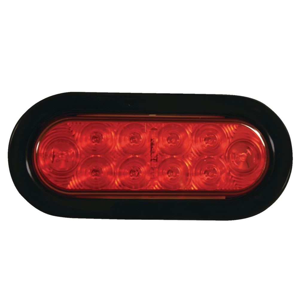 National Optronics LED Oval Waterproof Stop/Turn/Tail Light, Red, 6-in 1 National Optronics LED Oval Waterproof Stop/Turn/Tail Light, Red, 6-in