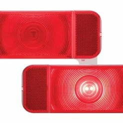 National Optronics RVSTL0060RFK One Series LED Rectangle RV Tail Light Kit, Red, 2-pc