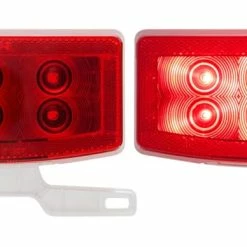 National Optronics RVSTL20K LED Rectangle RV Tail Light Kit, Red, 2-pc