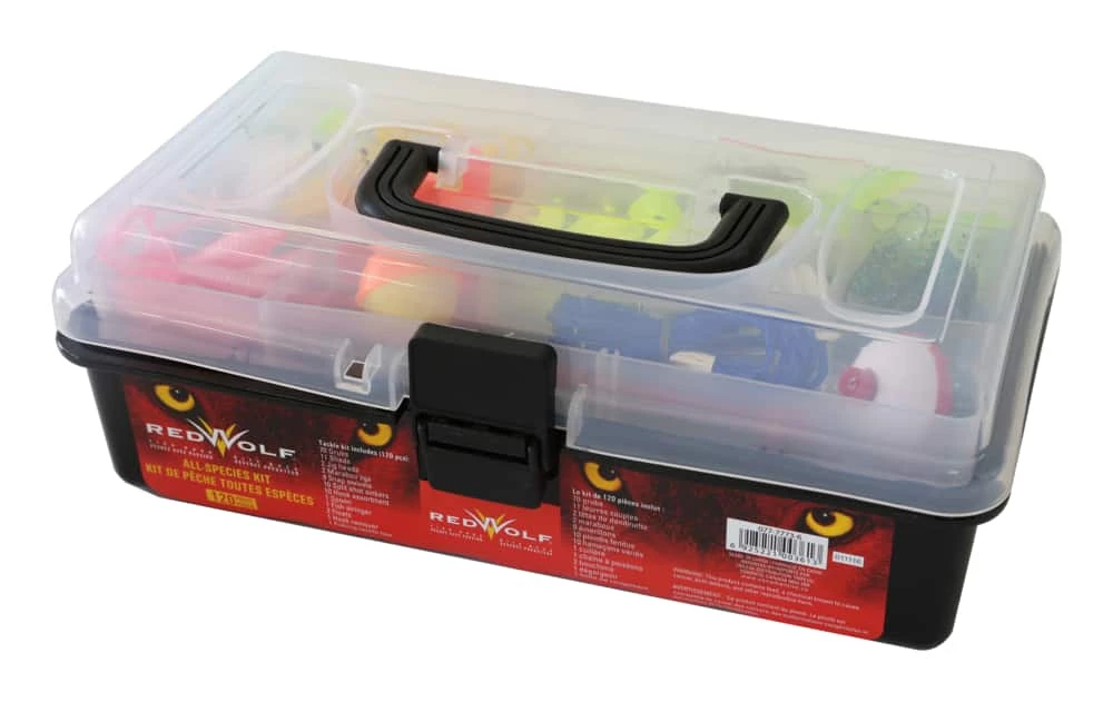 Red Wolf All-Species Tackle Kit, 120-pc 2 Red Wolf All-Species Tackle Kit, 120-pc - Image 2