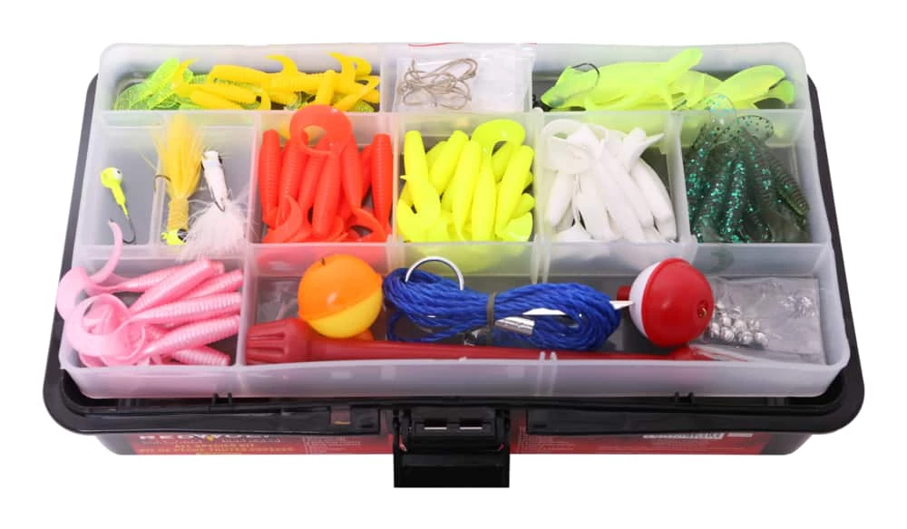 Red Wolf All-Species Tackle Kit, 120-pc 1 Red Wolf All-Species Tackle Kit, 120-pc