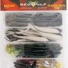 Red Wolf Bass Lure Kit, 63-pc