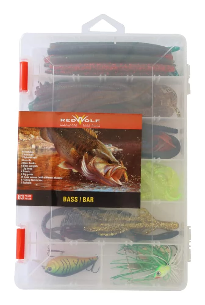 Red Wolf Big Bass Lure Kit, 83-pc 2 Red Wolf Big Bass Lure Kit, 83-pc - Image 2