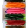 Red Wolf Bass Worm Lure Kit, 100-pc