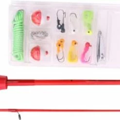 Red Wolf Kids Flatboard Spincast Kit, 5-ft