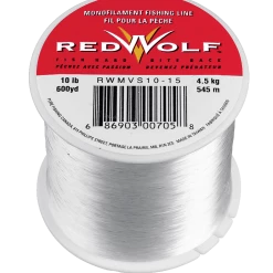 Red Wolf Monofilament Fishing Line, Clear