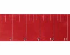 Red Wolf Plastic Ruler, 18-in
