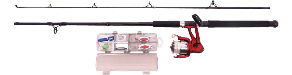 Red Wolf Salmon Spinning Combo 1 Red Wolf Salmon Spinning Combo