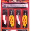 Red Wolf Spoon Lure Kit, 5-pc