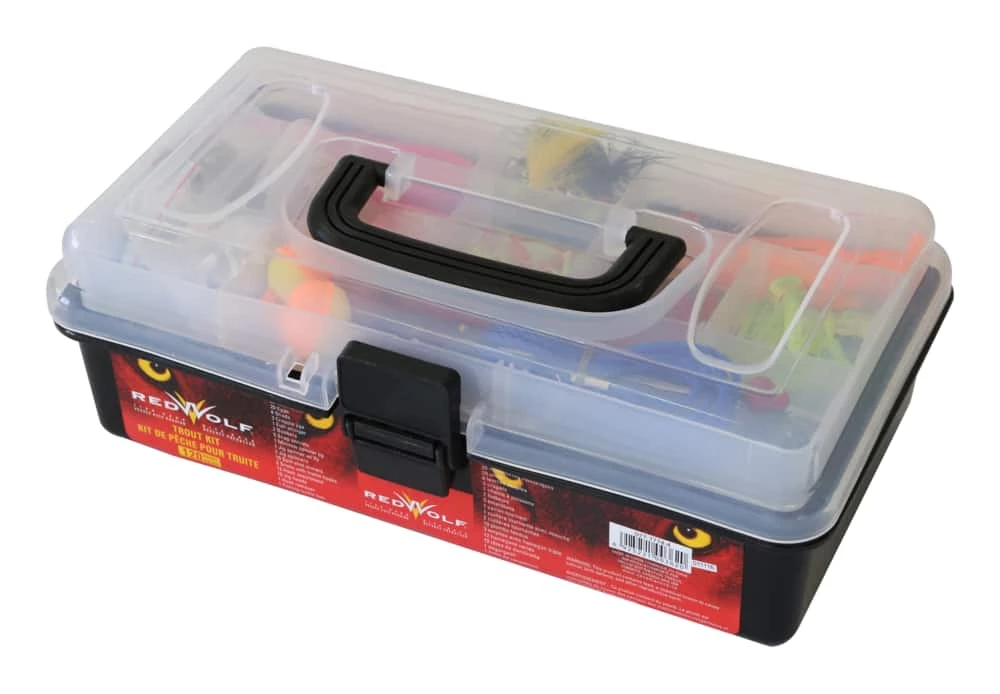 Red Wolf Trout Lure Kit, 120-pc 2 Red Wolf Trout Lure Kit, 120-pc - Image 2