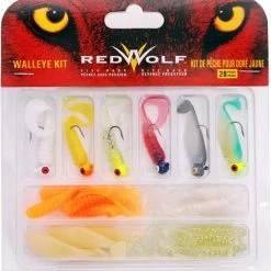 Red Wolf Small Walleye Lure Kit, 28-pc
