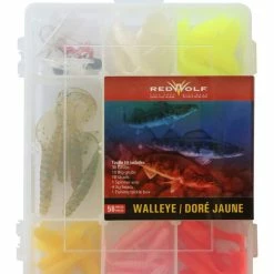 Red Wolf Walleye Lure Kit, 56-pc