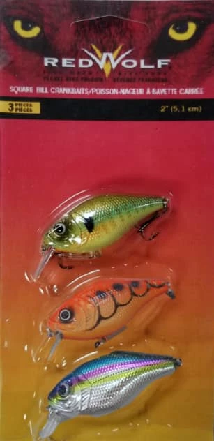 Red Wolf Redwolf Fancy Popper Lure, 3-pk 1 Red Wolf Redwolf Fancy Popper Lure, 3-pk