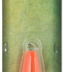 Red Wolf South Bend Squid Jig, Orange, 3.5-in