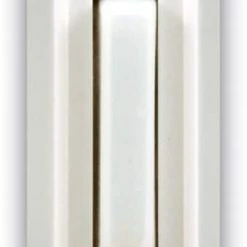 National Globe Wired Lighted Push Doorbell Chime Button, White