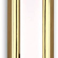 National Globe Wired Unlighted Push Doorbell Chime Button, Polished Brass/Gold